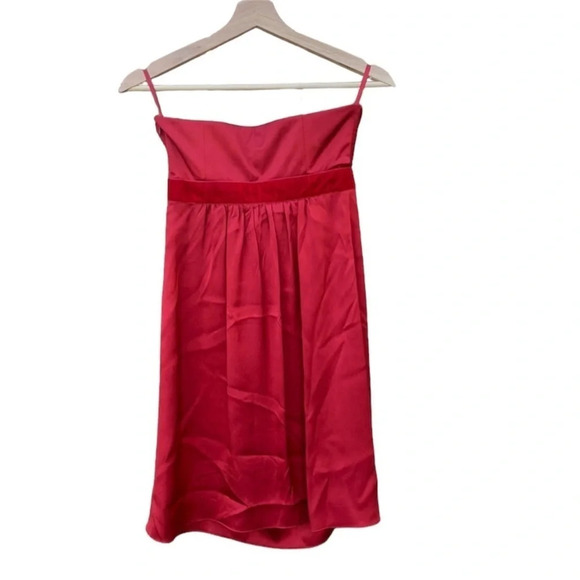 Banana Republic size 0P strapless red dress - Picture 2 of 3